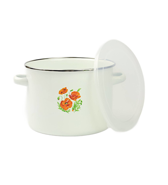 GARNEK EMALIOWANY MAKI 18CM Z/P MAK-1