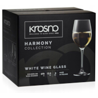 KPL.KIELISZKÓW WINO BIAŁE HARMONY 390ML 6SZT   KR/