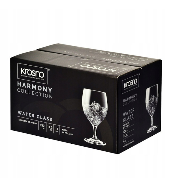 KPL KIELISZKÓW DO WODY 6SZT 330ML HARMONY KR/