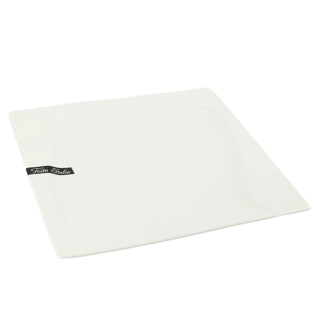 TALERZ PŁASKI KWADRAT 25CM ZB110-2 VIVA