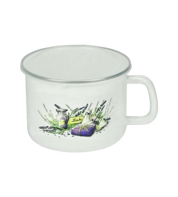 KUBEK DO MLEKA 10CM LAWENDA FLD-L0096 ***