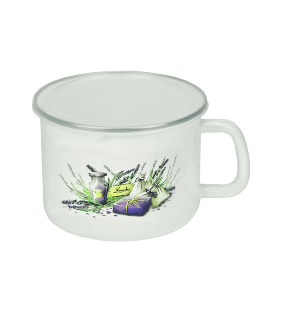 KUBEK DO MLEKA 10CM LAWENDA FLD-L0096 ***