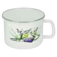 KUBEK DO MLEKA 14CM LAWENDA FLD-L0096 ***