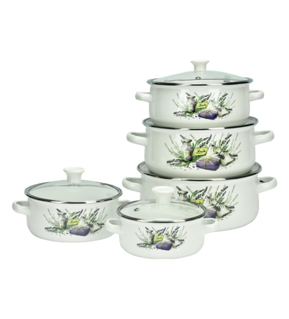 KPL.GARNKÓW EMALIOWANYCH 10CZ.LAWENDA FLD-L0096