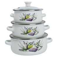 KPL.GARNKÓW EMALIOWANYCH 6CZ.LAWENDA FLD-L0096