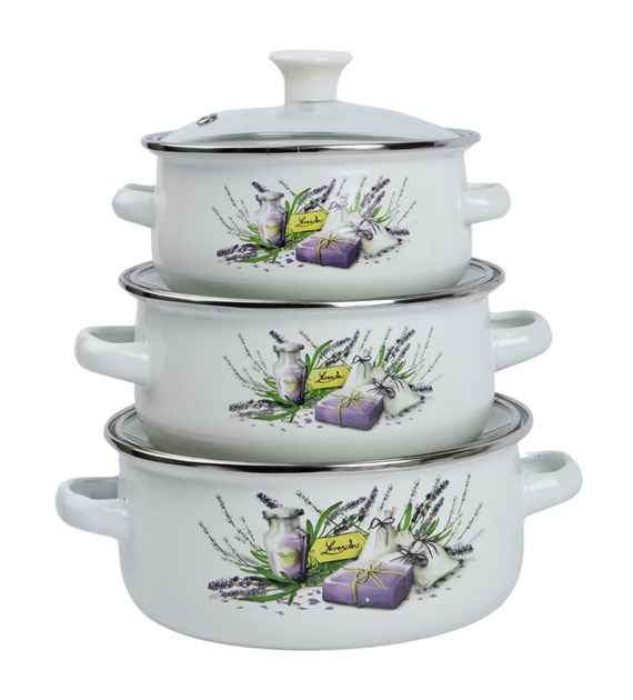 KPL.GARNKÓW EMALIOWANYCH 6CZ.LAWENDA FLD-L0096