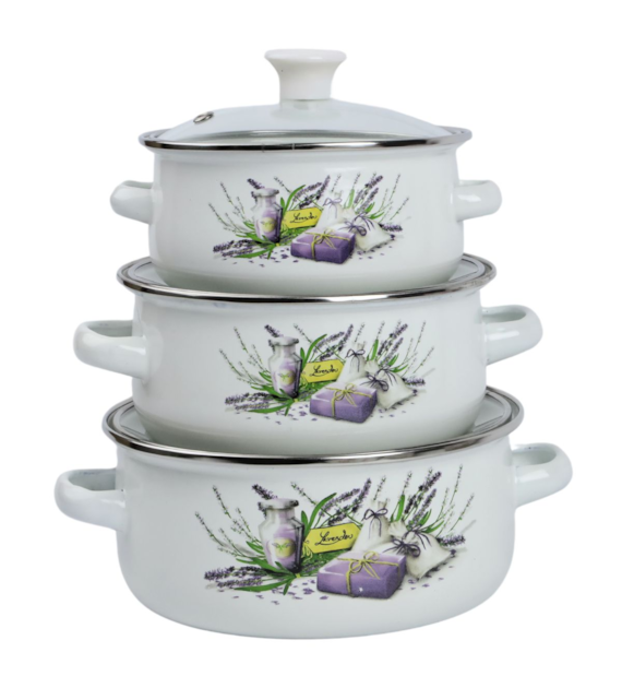 KPL.GARNKÓW EMALIOWANYCH 6CZ.LAWENDA FLD-L0096