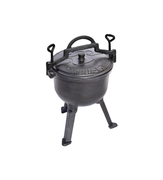 KOCIOŁEK ŻELIWNY GARNEK MYŚLIWSKI 8L PCBP7