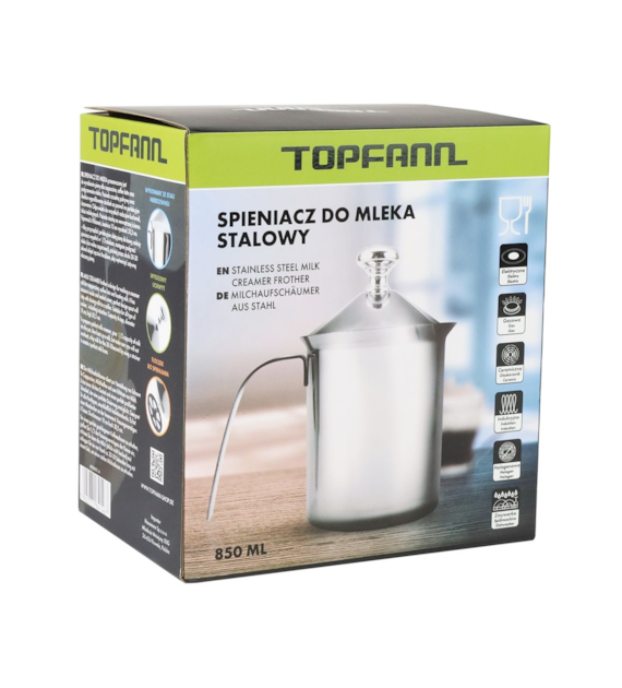 SPIENIACZ DO MLEKA STALOWY AK58B001-A