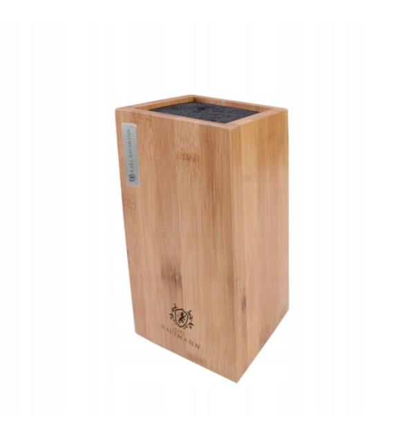 BAMBUSOWY BLOK STOJAK NA NOŻE 10,8x10,8x23CM KHA27