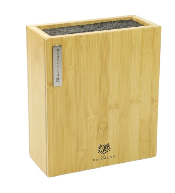 BAMBUSOWY BLOK STOJAK NA NOŻE 19,5x8,5x23CM KHA28