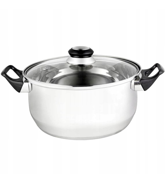 GARNEK STALOWY VITAL 24CM KH003