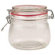 SŁOIK Z KLAMERKĄ 500ML FITA10
