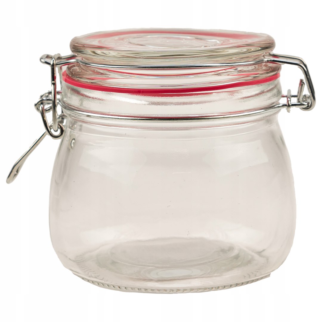SŁOIK Z KLAMERKĄ 500ML FITA10