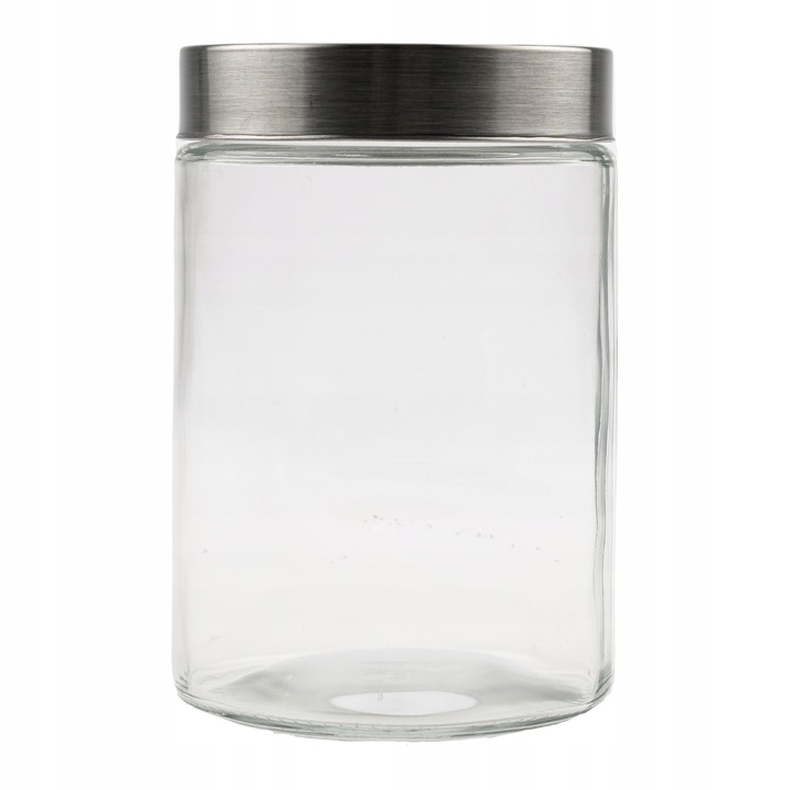 POJEMNIK SZKLANY ZE STALOWĄ POKRYWĄ 1100ML FITA14