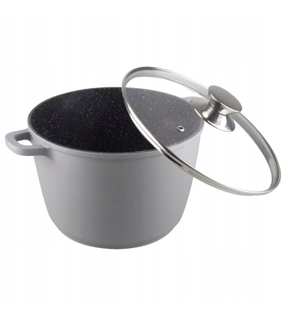 ALUMINIOWY WYSOKI GARNEK Z/P GRANT 10L 28cm