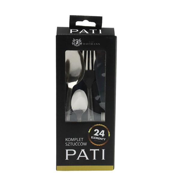 KPL. 24SZT SZTUĆCÓW STALOWYCH PATI