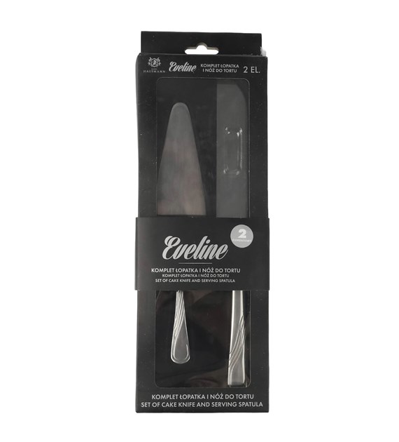 KPL. ŁOPATKA I NÓŻ DO TORTU EVELINE