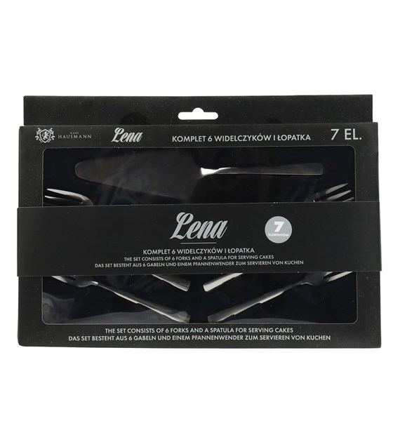 KPL. 6 WIDELCZYKÓW + ŁOPATKA DO TORTU - LENA