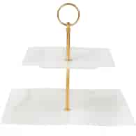 PATERA DWU-POZIOMOWA ZŁOTA VIVA