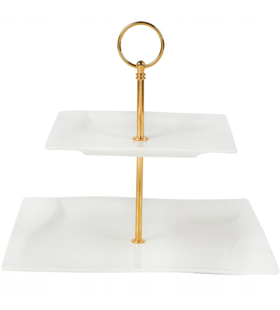 PATERA DWU-POZIOMOWA ZŁOTA VIVA