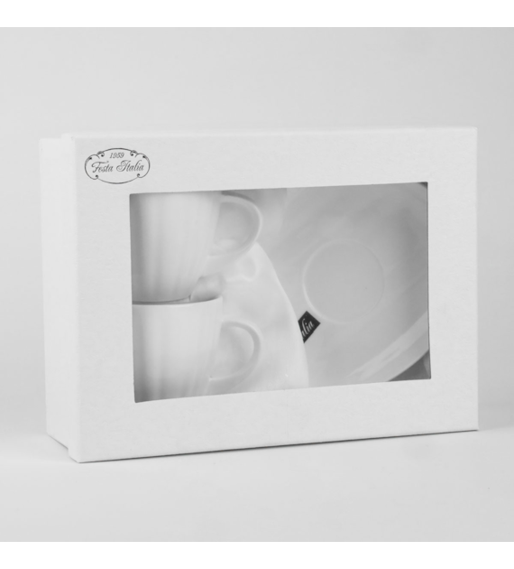 KPL. 2X FILIŻANKA ZE SPODKIEM RIGINA 180ML PI108CD