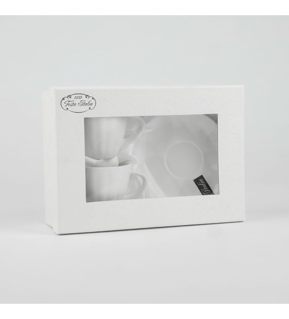 KPL. 2X FILIŻANKA ZE SPODKIEM RIGINA 100ML PI109CD