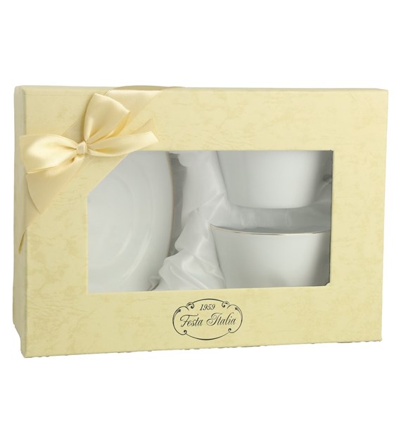 KPL.2 FILIŻANEK ZE SPODKIEM 220ML CLARA FIT6