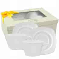 KPL.2 FILIŻANEK ZE SPODKIEM 220ML BIANCA FIT8