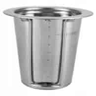 STALOWY ZAPARZACZ DO HERBATY 12CM