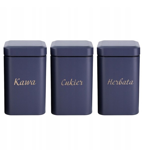 KPL. POJEMNIKÓW STALOWYCH DORIAN GRANAT 10x16,2CM