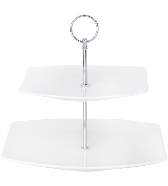 PATERA DWU POZIOMOWA SREBRNA IZABELLA