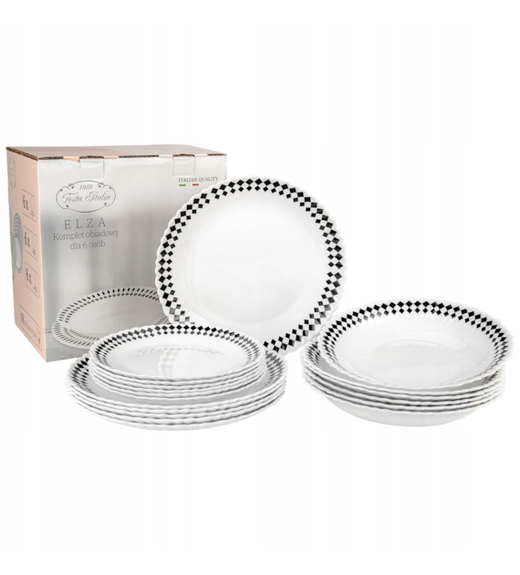 KPL.OBIADOWY 18PCS ELZA