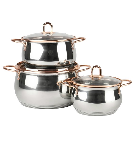 KOMPLET GARNKÓW 3SZT GOLD  HASU90