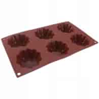 FORMA DO MUFFINEK SILIKONOWA 6SZT 28,5CM KHT30