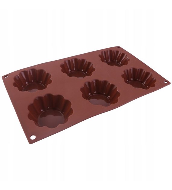 FORMA DO MUFFINEK SILIKONOWA 6SZT 28,5CM KHT30