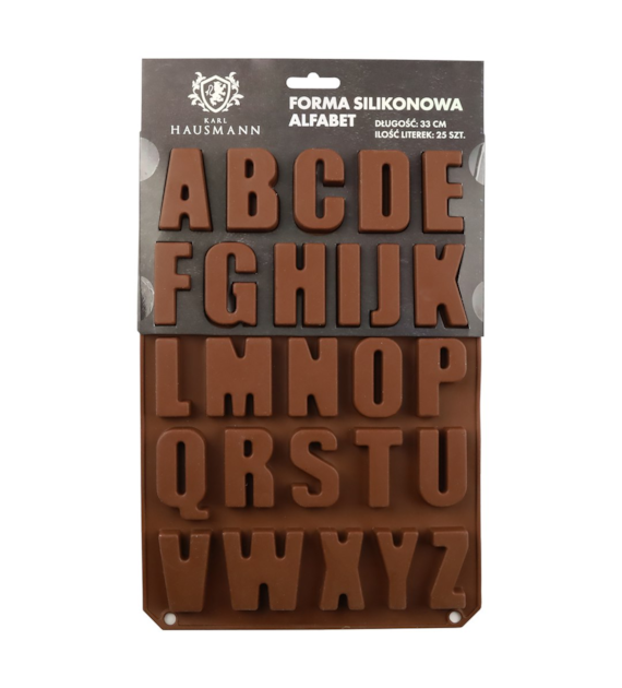 FORMA SILIKONOWA DO PIECZENIA ALFABET KHT33