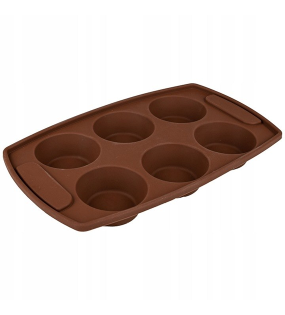FORMA SILIKONOWA DO MUFFINEK 6SZT KHT37