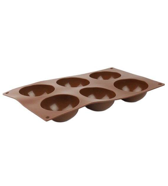 FORMA PÓŁKULE SILIKONOWA 6SZT KHT47