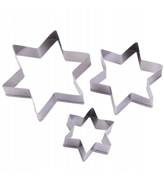 KPL. 3 FOREMEK KUCHENNYCH GWIAZDKI KHT55