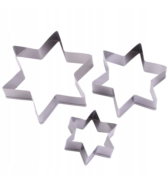 KPL. 3 FOREMEK KUCHENNYCH GWIAZDKI KHT55