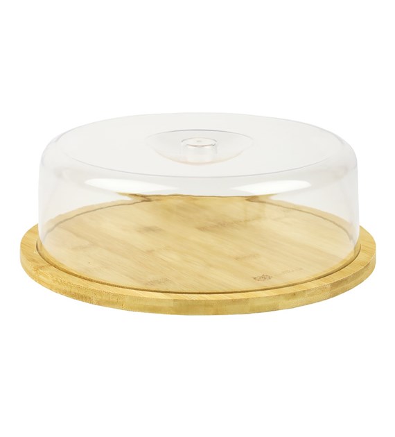 DESKA BAMBUSOWA Z KLOSZEM 28X28X9,5CM H82206