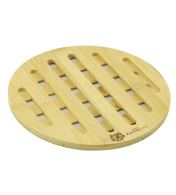 BAMBUSOWA PODKŁADKA OKRĄGŁA 18x18x0,8CM H82212