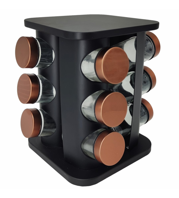 STOJAK NA PRZYP. Z 12 SZKLANYMI POJEMNIKAMI 3402C