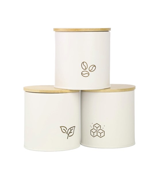 KPL.POJEMNIKÓW STAL ALASKA 3SZT BIAŁE GS-03613A