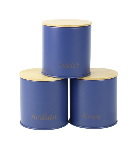 KPL 3 NIEBIESKICH POJEMNIKÓW STAL.ALASKA GS-03613A