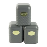 KPL.POJEMNIKÓW STAL ESTELLA 3SZT SZARE GS-03652