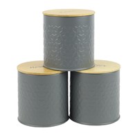 KPL 3 SZARYCH POJEMNIKÓW STAL. RAFAEL GS-03626