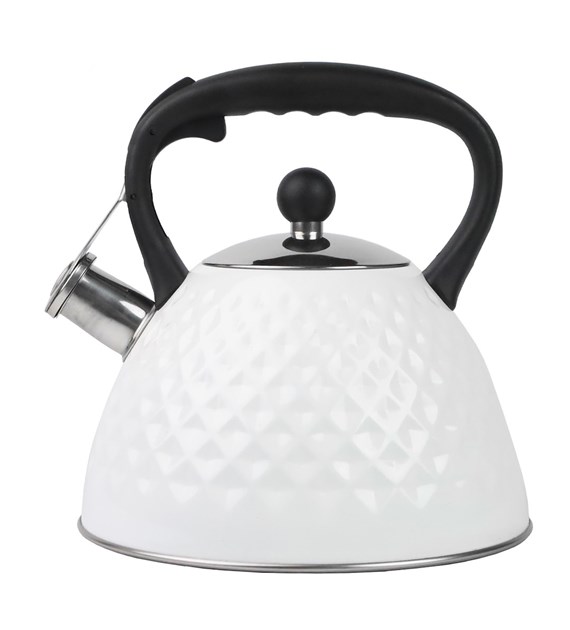 CZAJNIK STALOWY 3L GALA BIAŁY GS-04171B