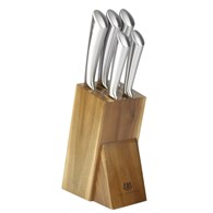 KPL. 5SZT NOŻY W BLOKU STALOWYCH MATTEO KHT4